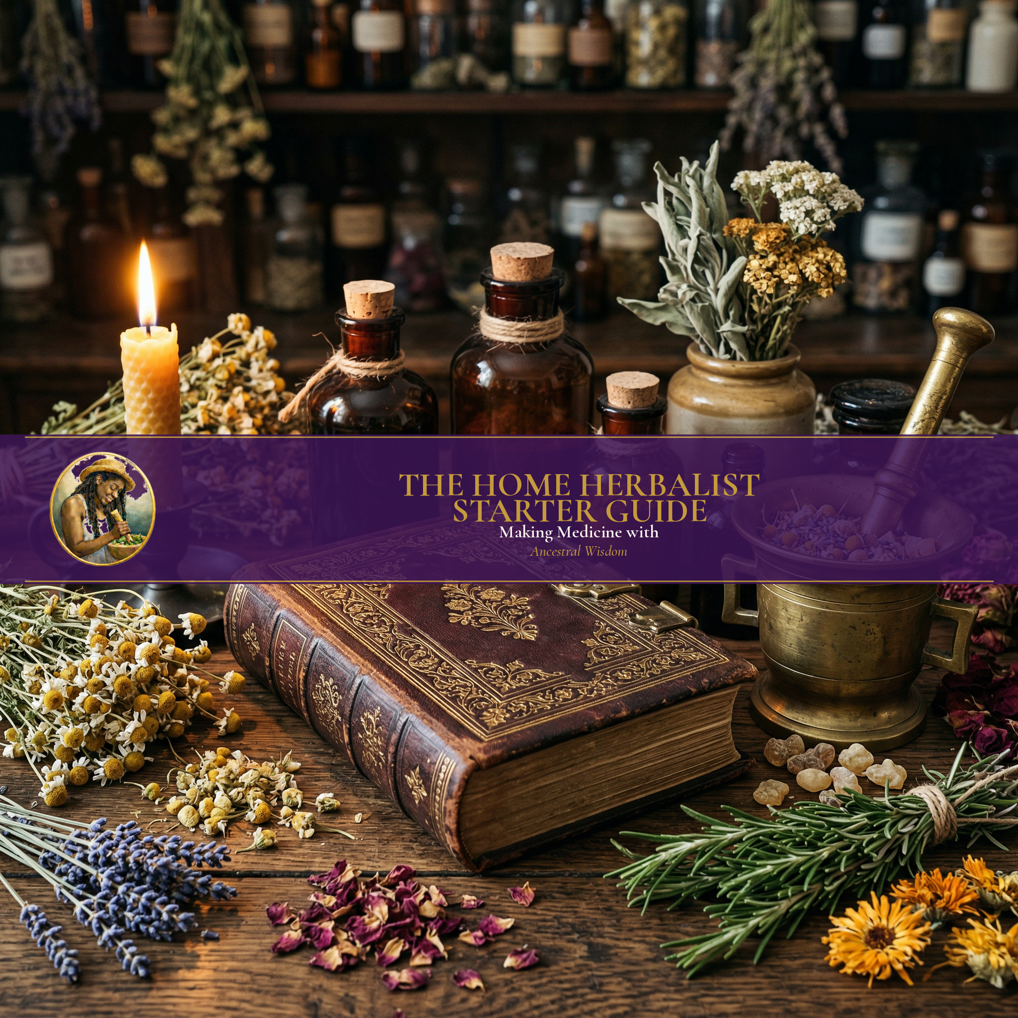 The Home Herbalist Starter Guide by JC Jackson